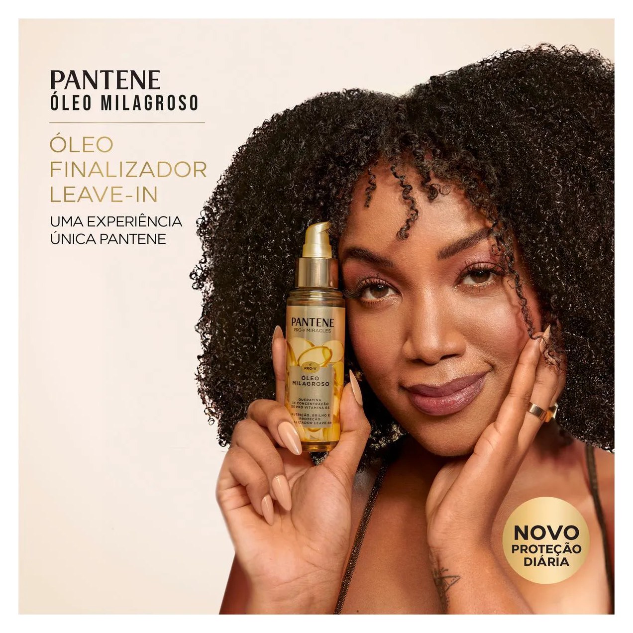 Óleo Milagroso Finalizador e Leave-in Pantene Miracles Queratina 95ml