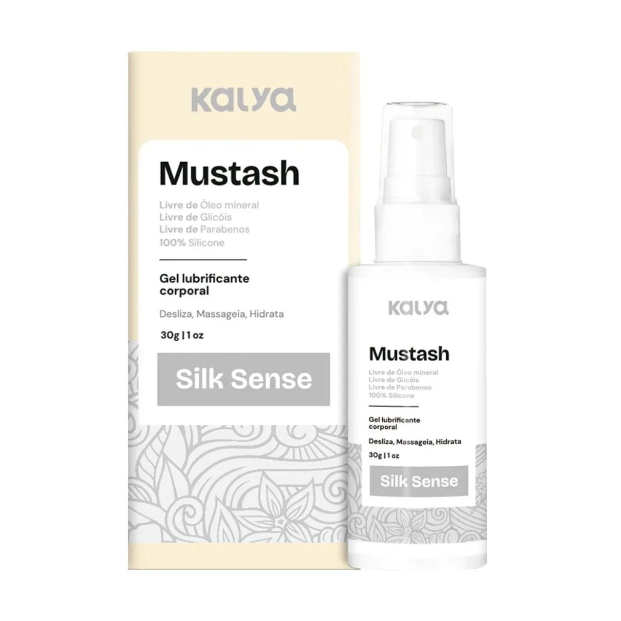 Mustash Silk Sense Lubri 100% Silicone - Kalya