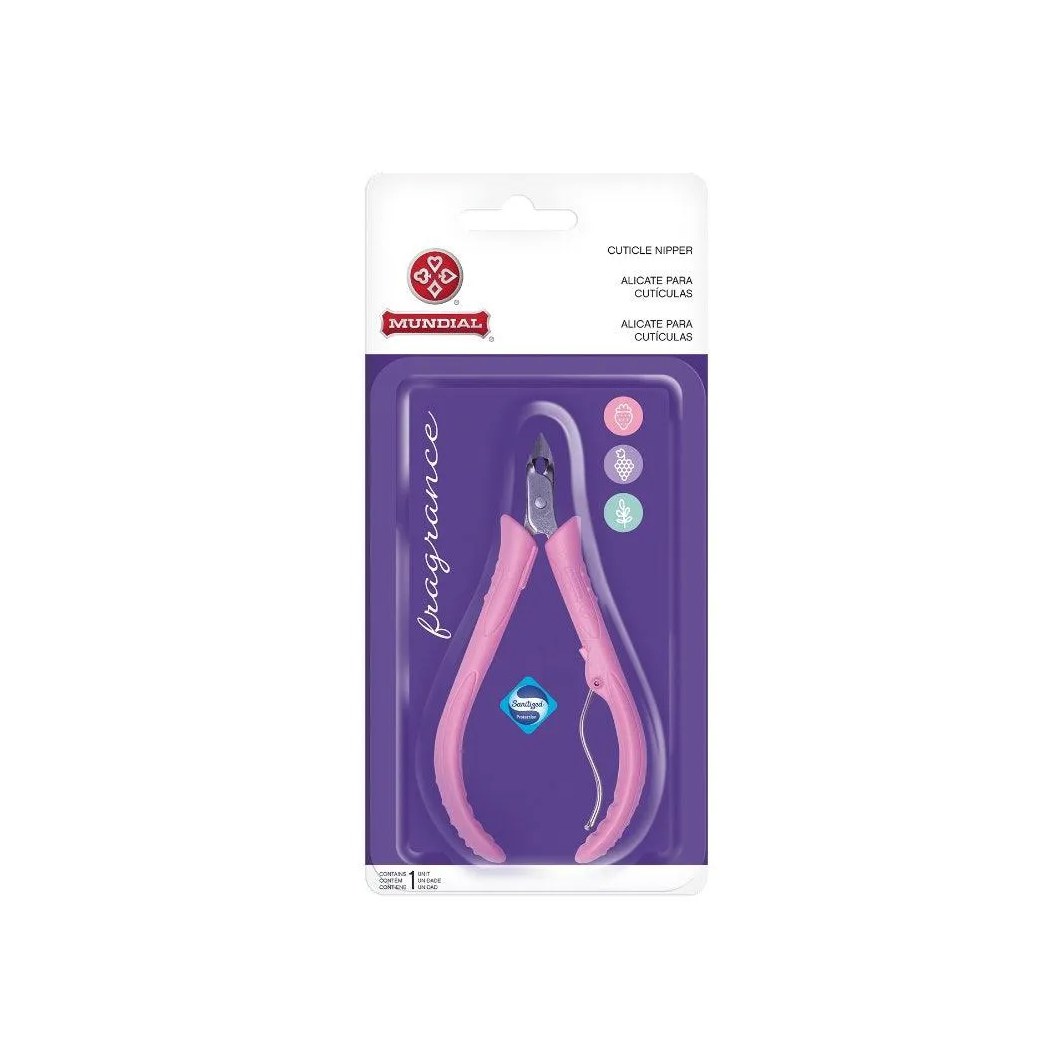 Alicate de Cutícula Mundial Flex Fragrance Rosa