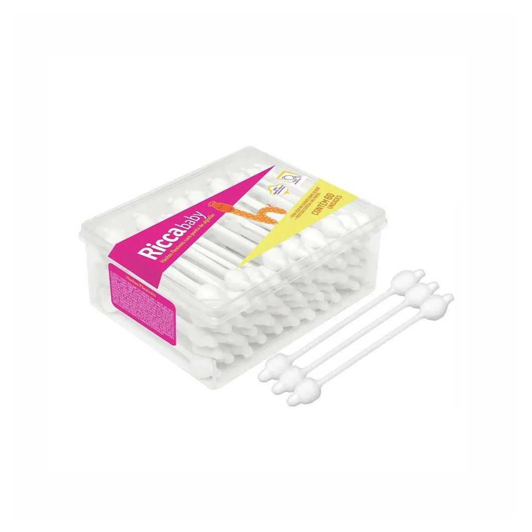 Hastes Flexíveis Ricca Baby C/60un
