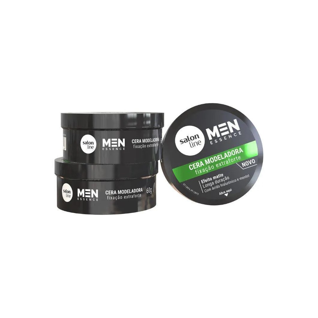 Cera Modeladora Salon Line Men Essence Fixacao Extraforte 60gr