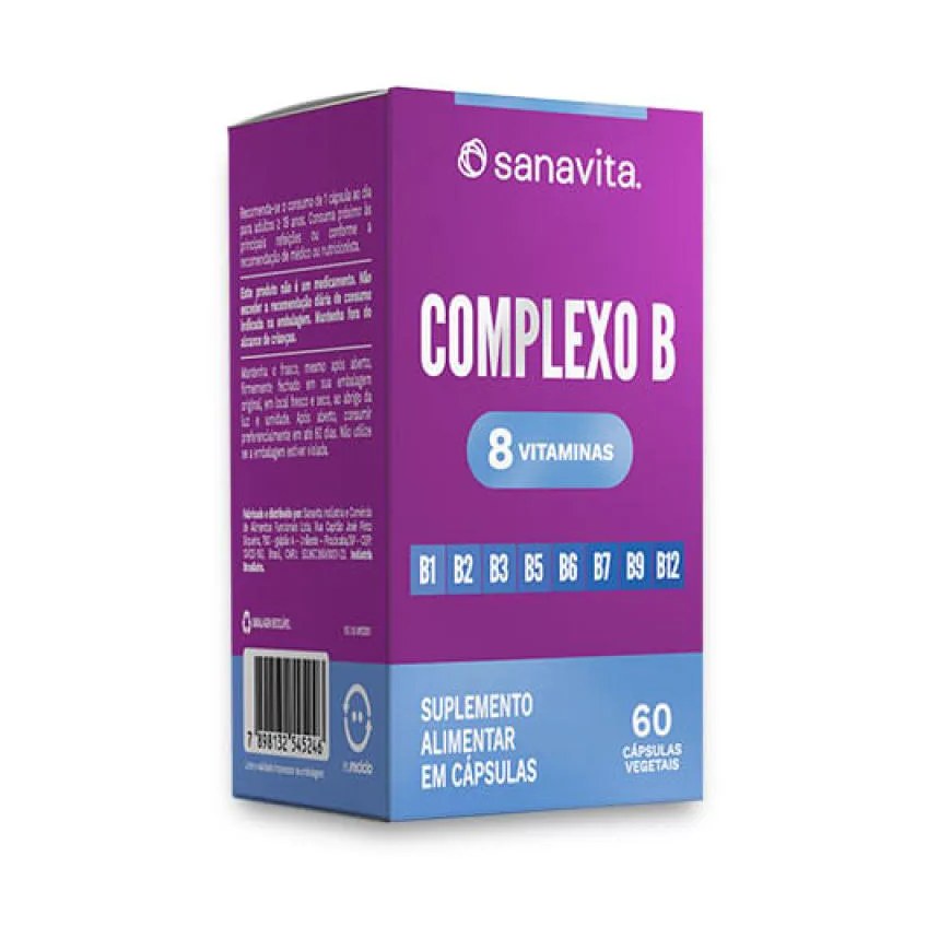 Complexo B Frasco. 60 cápsulas