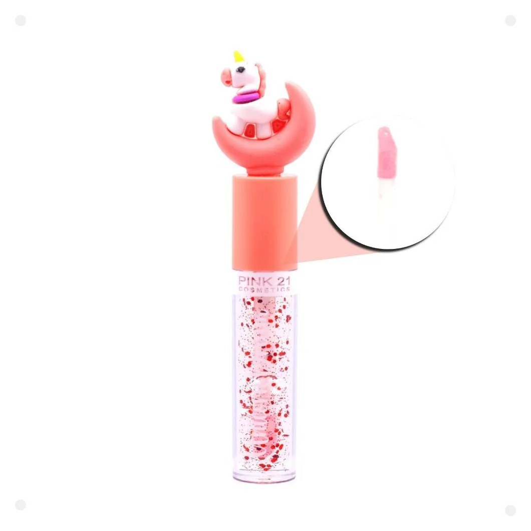 Lipgloss Mágico Pink 21 Unicorn Dream 02 4ml