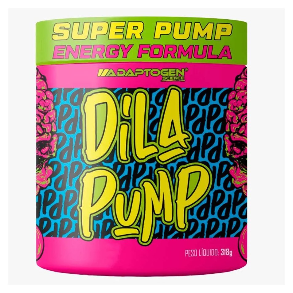Dila Pump 318g Pré Treino Vasodilatador Maçã Verde
