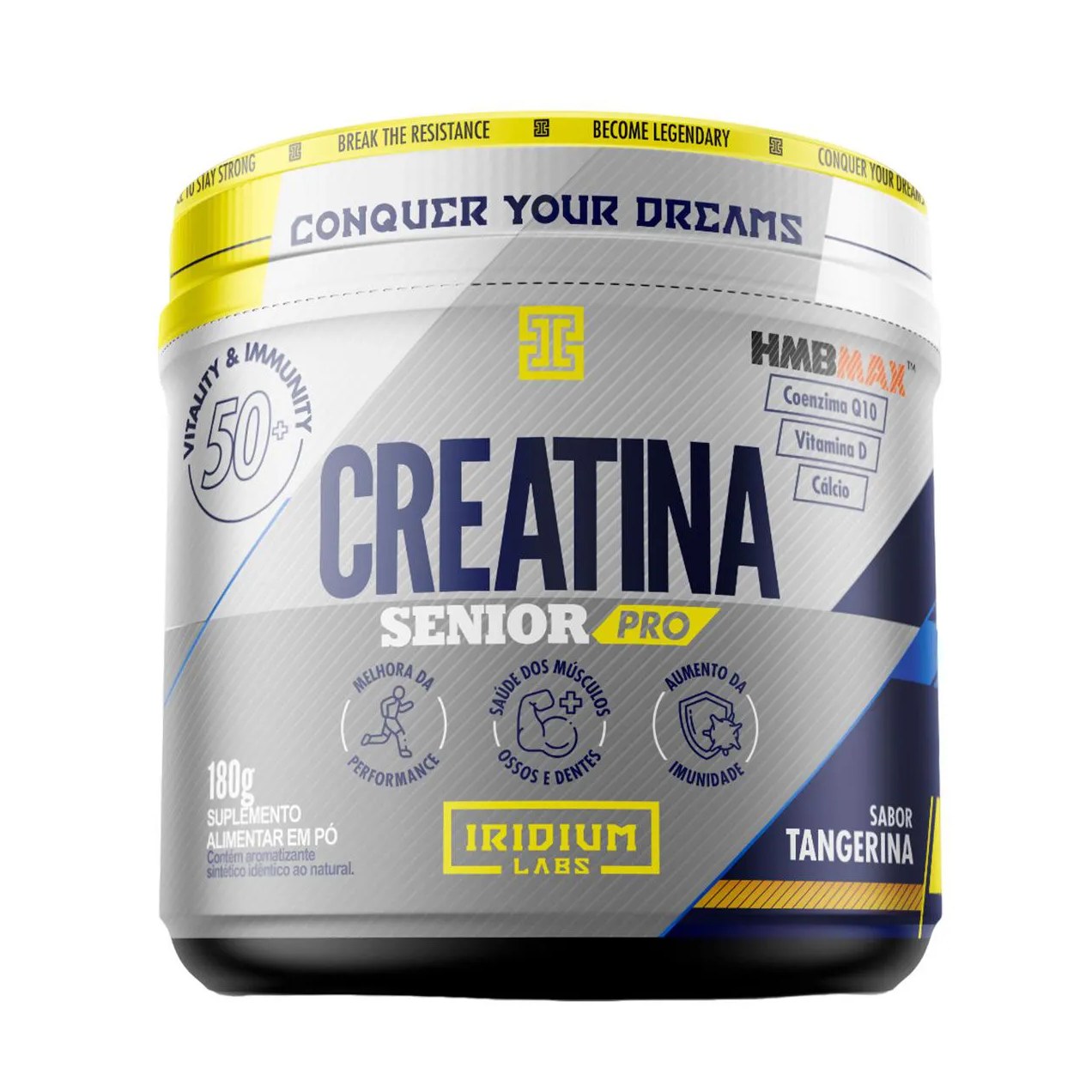 Creatina Senior Pro Iridium Labs Tangerina 180g