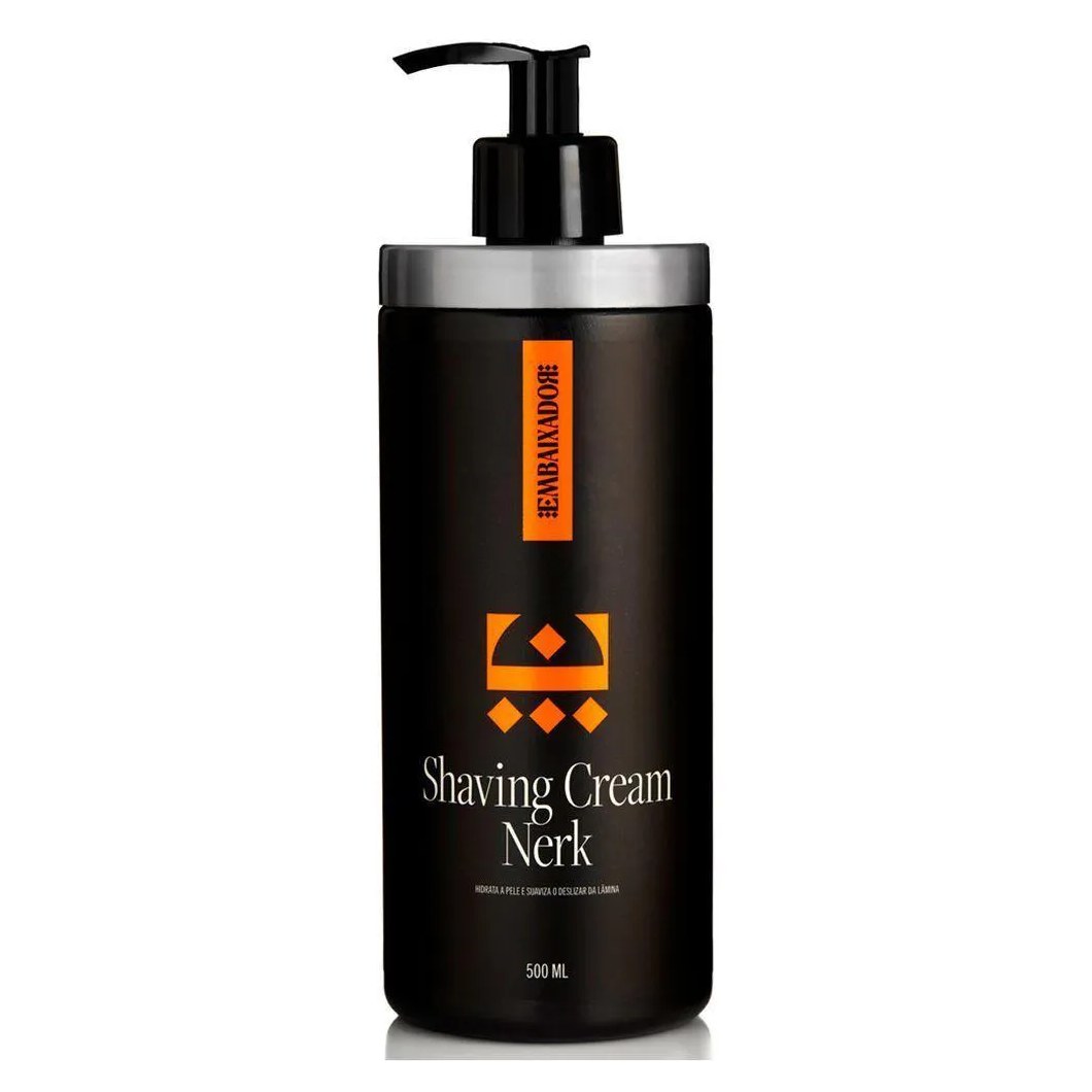 Kit 06 Shaving Cream Nerk Embaixador 500ml