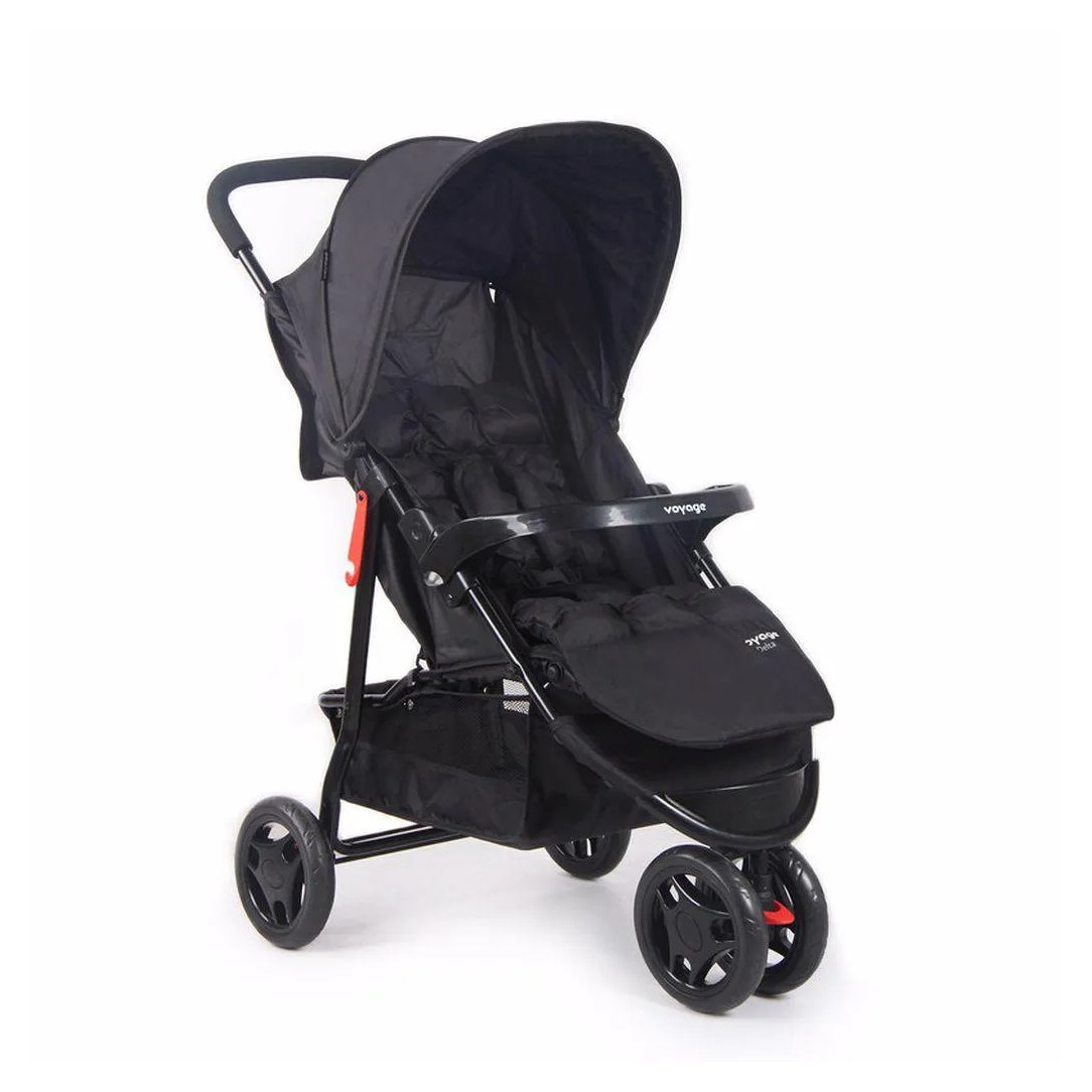 Carrinho de Bebê Delta Voyage Preto