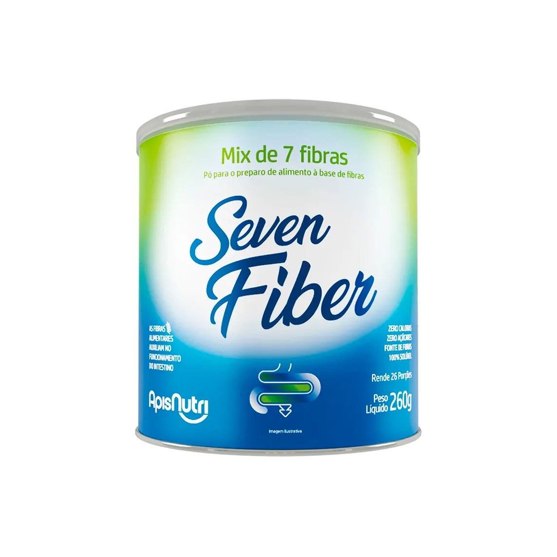 Suplemento Mix Fibras Sem Sabor Seven Fiber 225g – Apisnutri