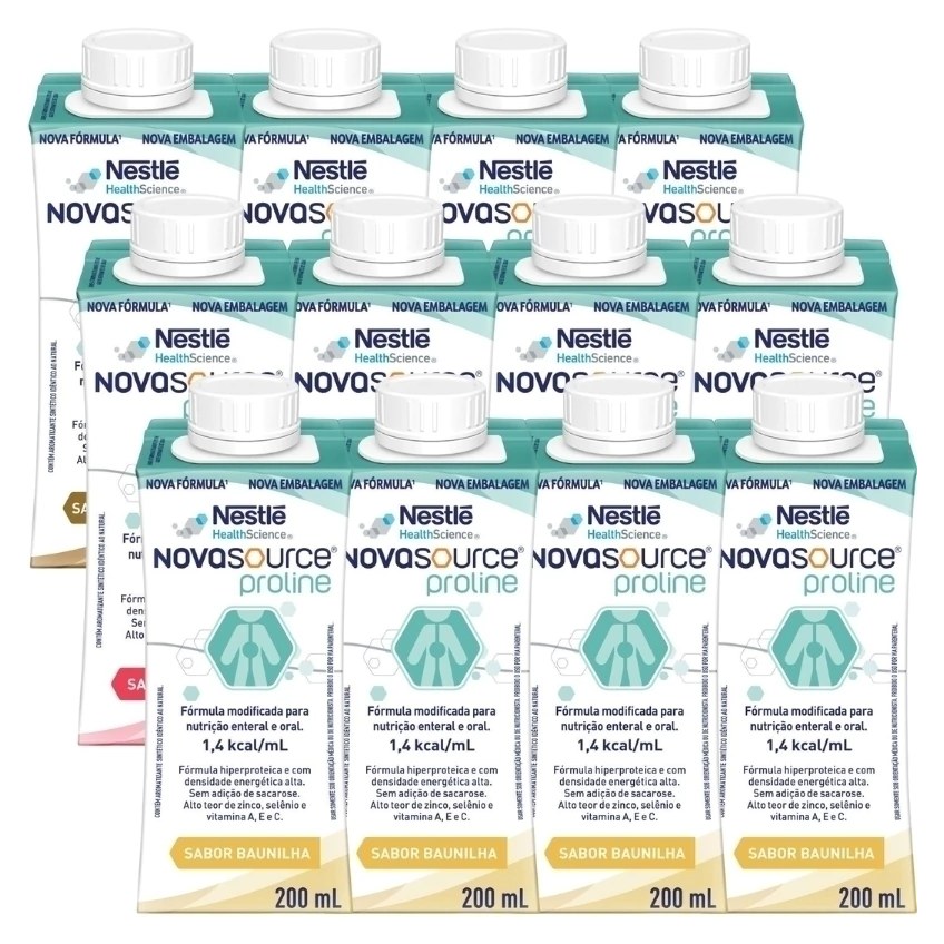 Nutrição Enteral E Oral Novasource Proline Sabores 200Ml 12 Und