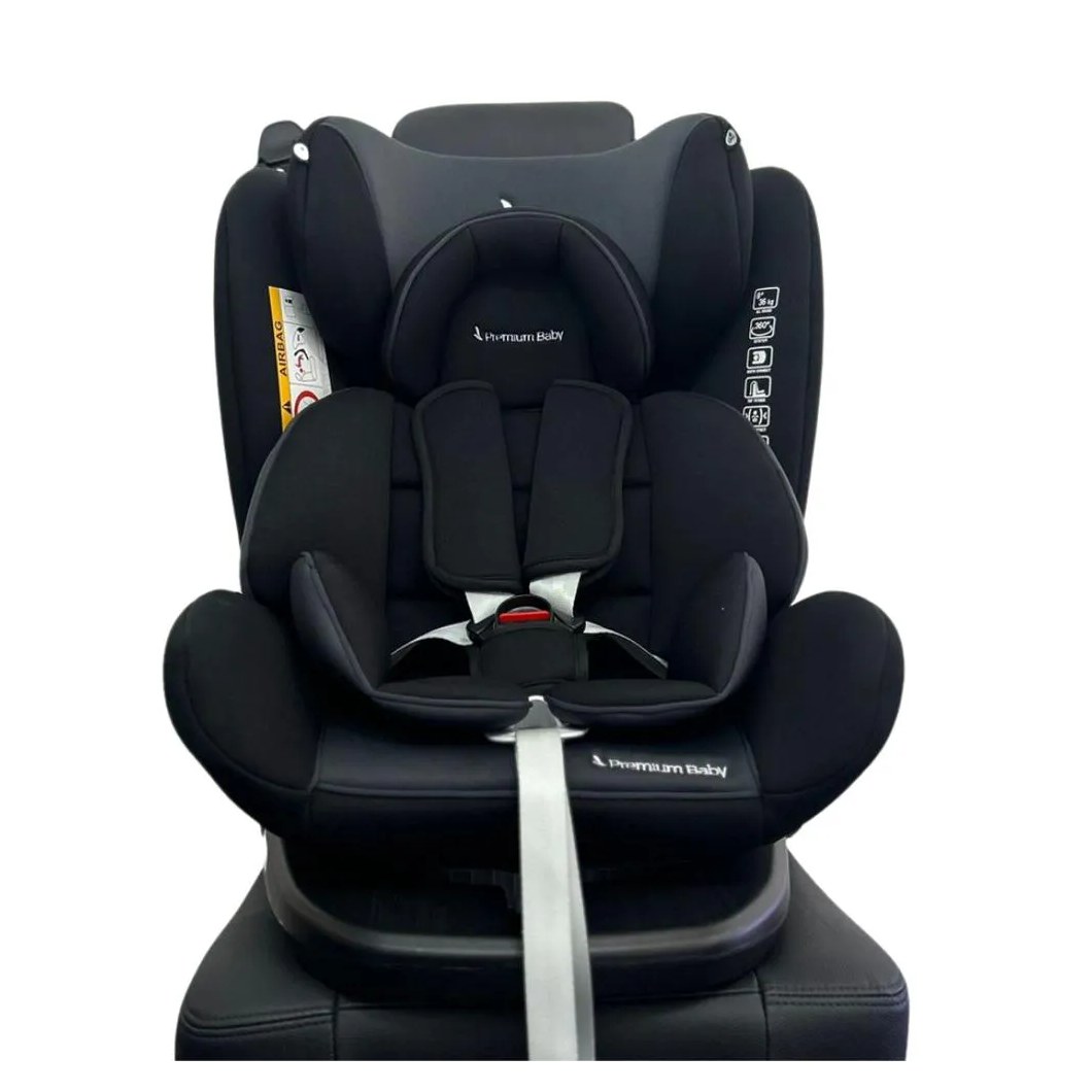 Cadeirinha para Carro Murphy Lux 360ª Preta Premium Baby