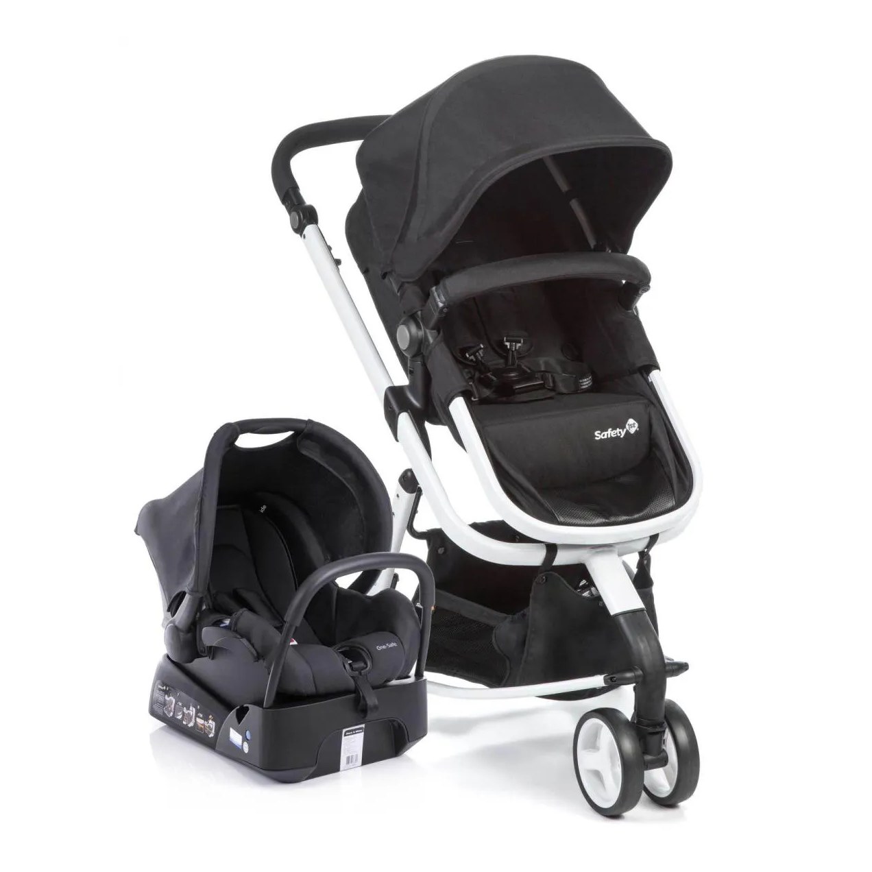 Travel System Mobi Black White Safety 1st