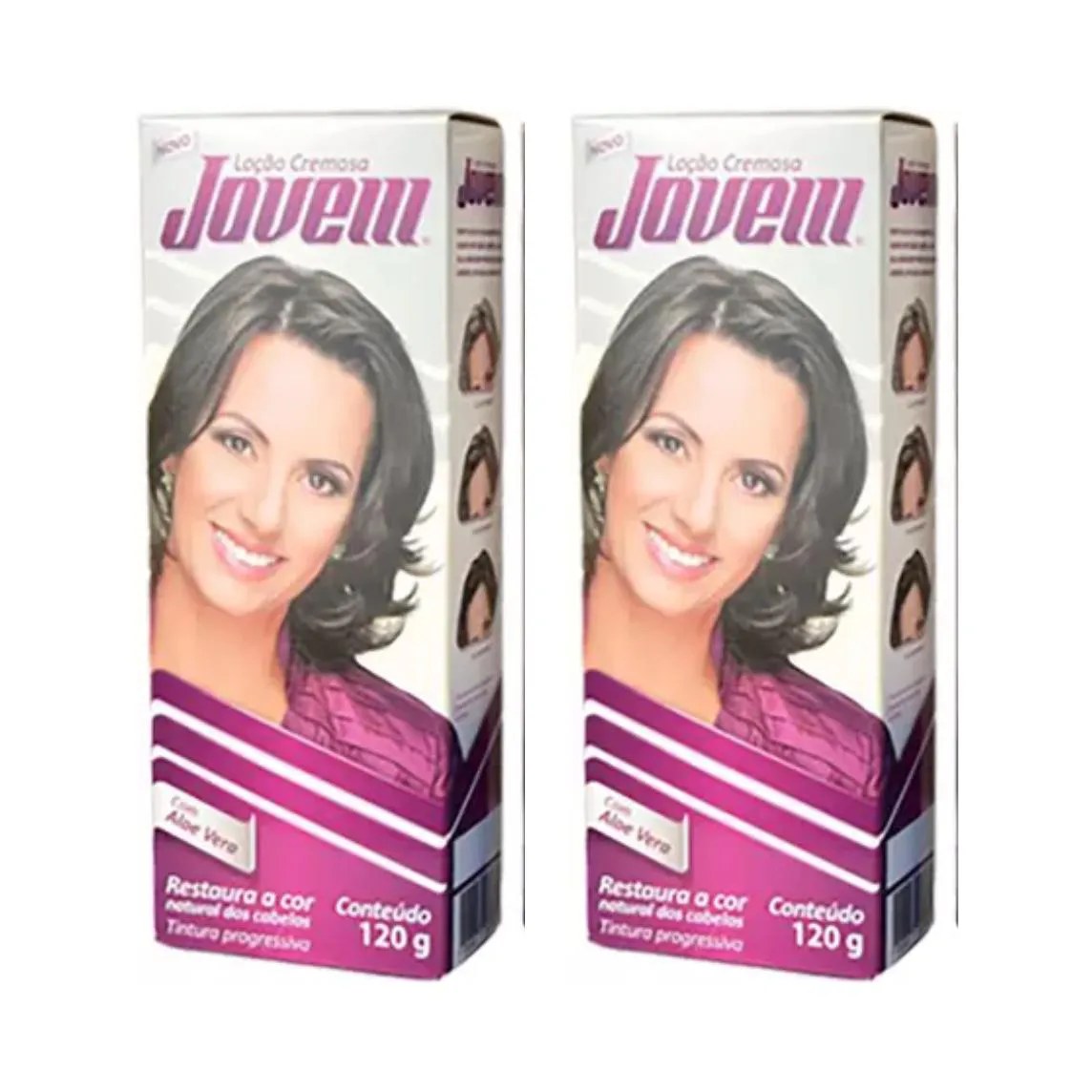 Kit com 2 Loção Jovem Cremosa para Cabelos 120g – Divon