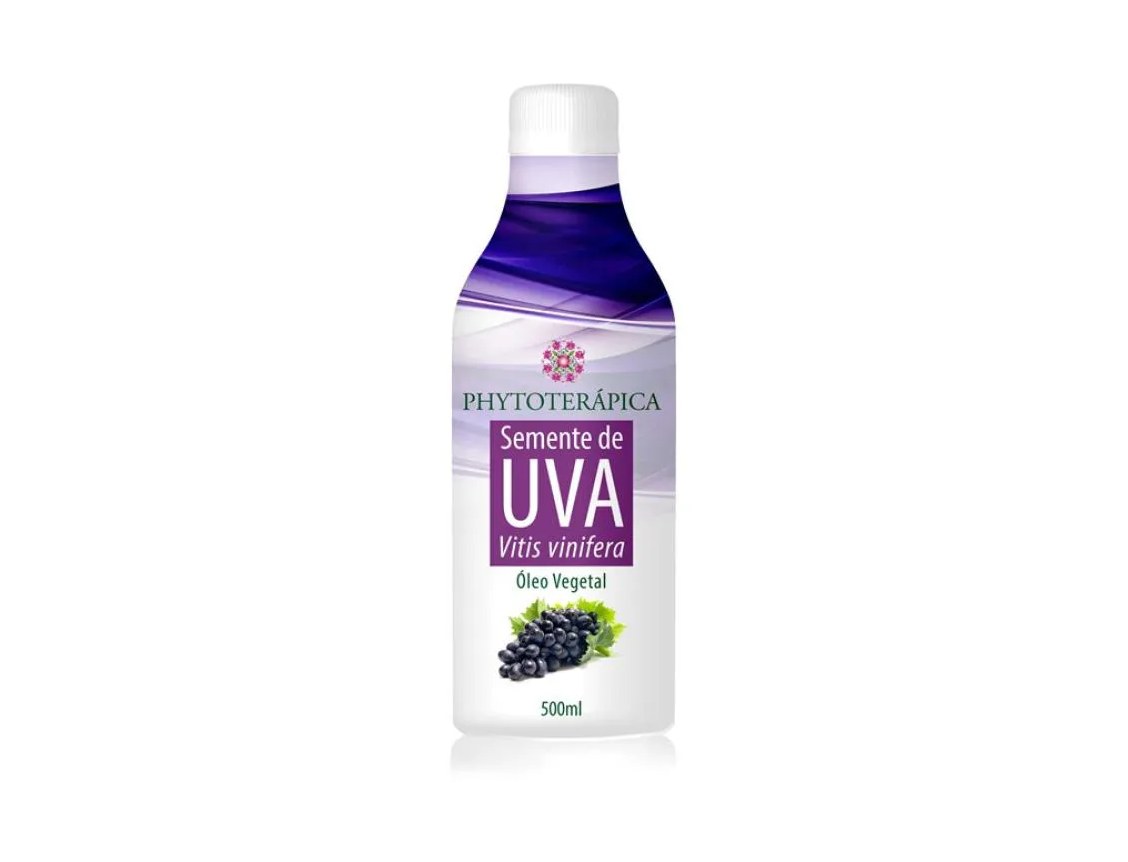 Óleo Vegetal Phytoterápica Semente de Uva 500Ml
