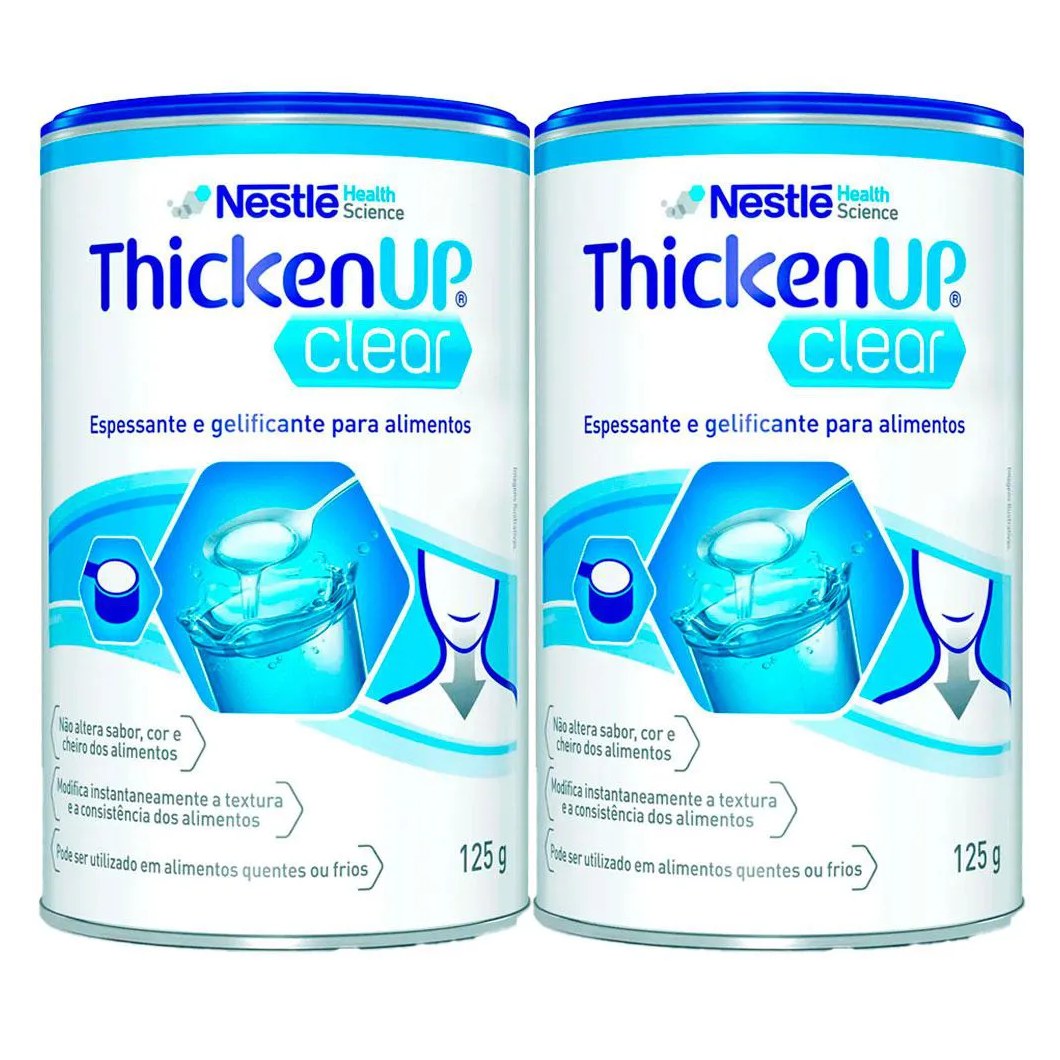 Kit 2x Resource Thicken Up Clear - 125g Cada - Espessante para Alimentos - Nestlé