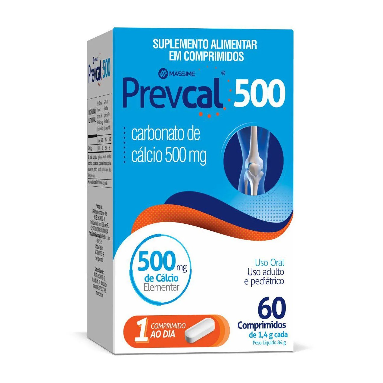 Prevcal 500mg - 60 Comp. - Massime