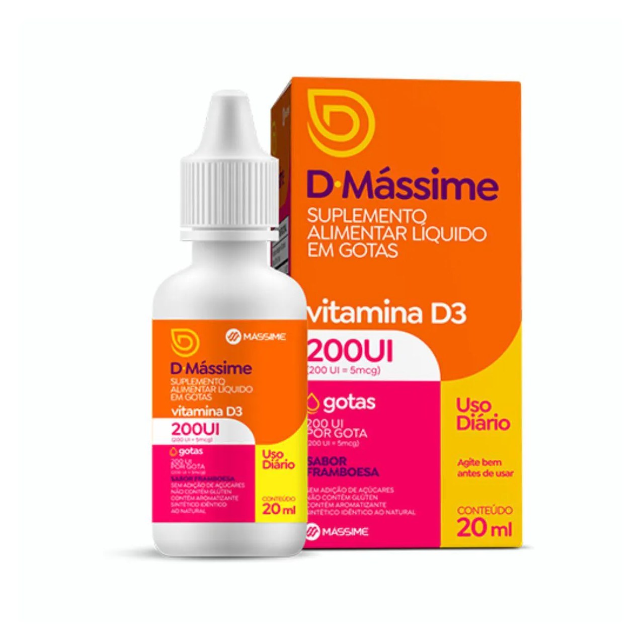 D Massime 200ui/gota 20ml - Massime (vitamina D3)