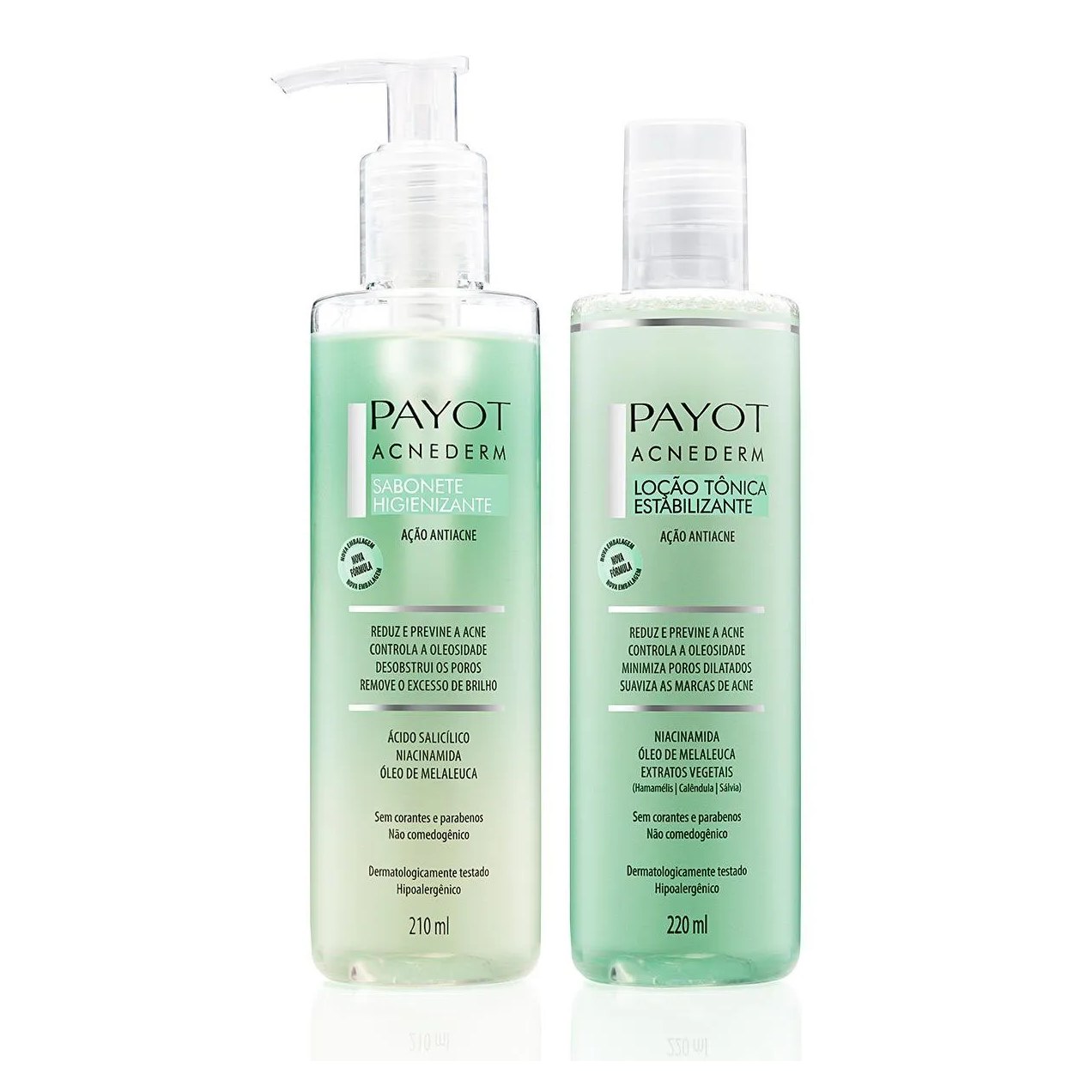 Kit Limpeza e Tonificação Acnederm Payot