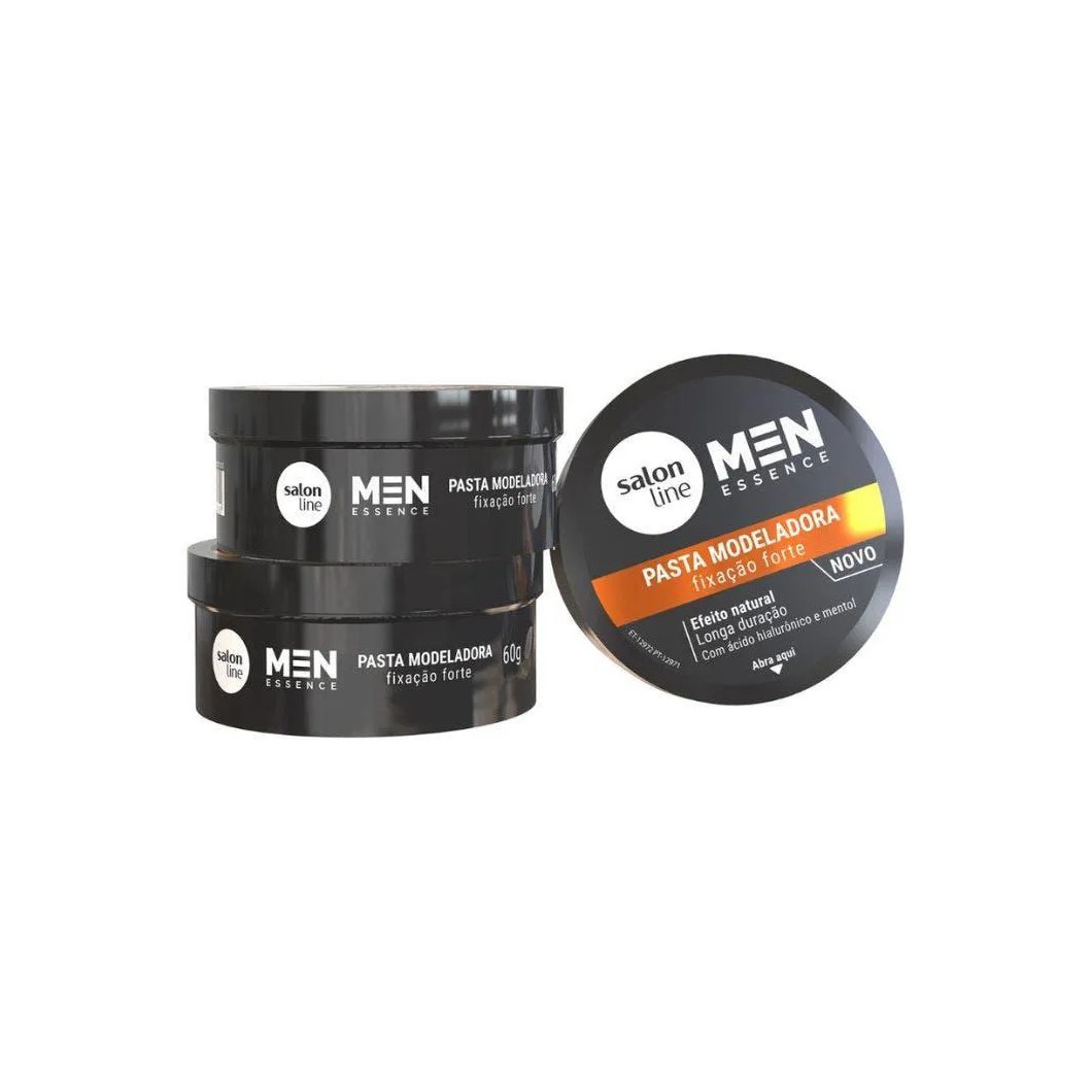 Pasta Modeladora Salon Line Men Essence Fixacao Forte 60gr