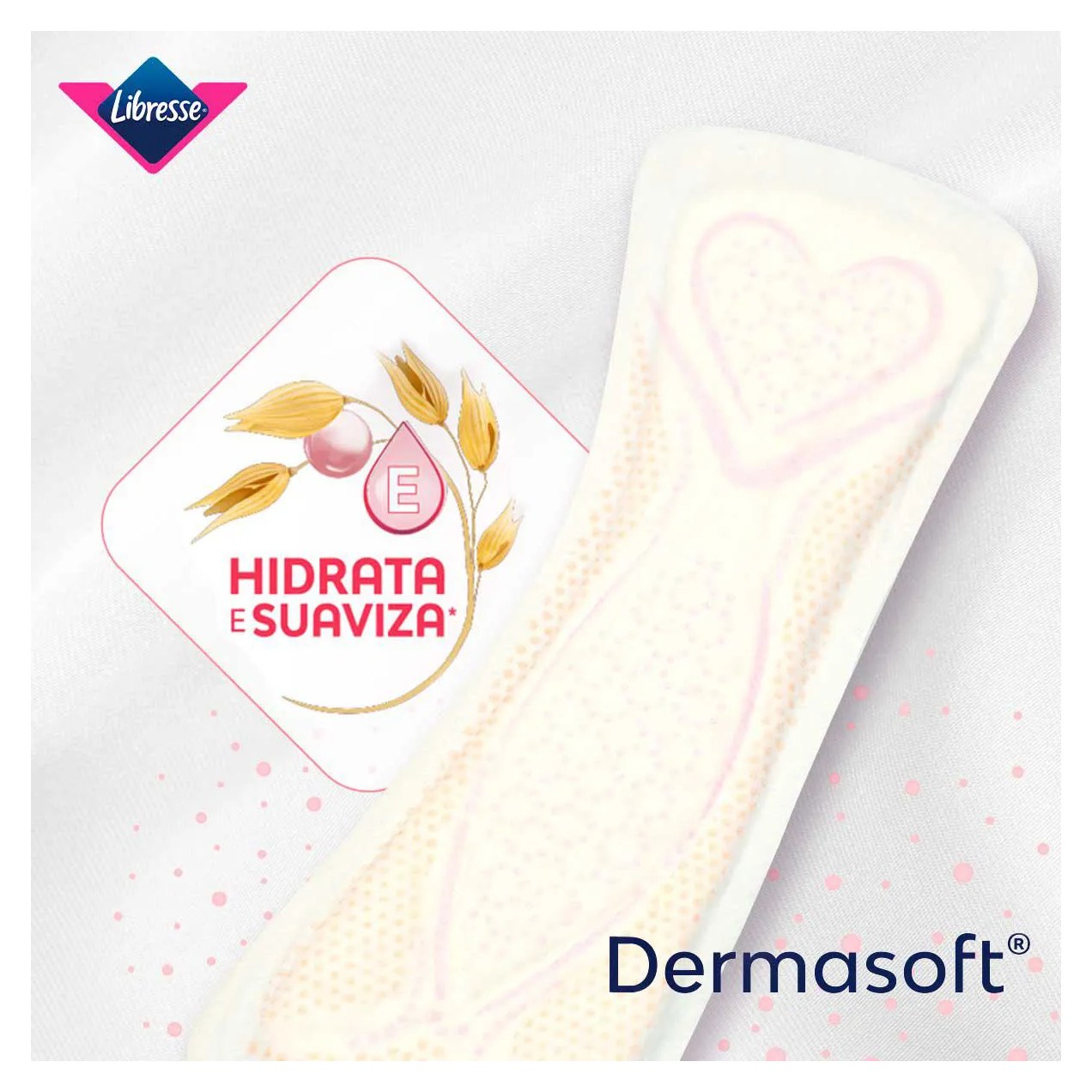 Protetor Diário Libresse Dermasoft Longo 40 unidades