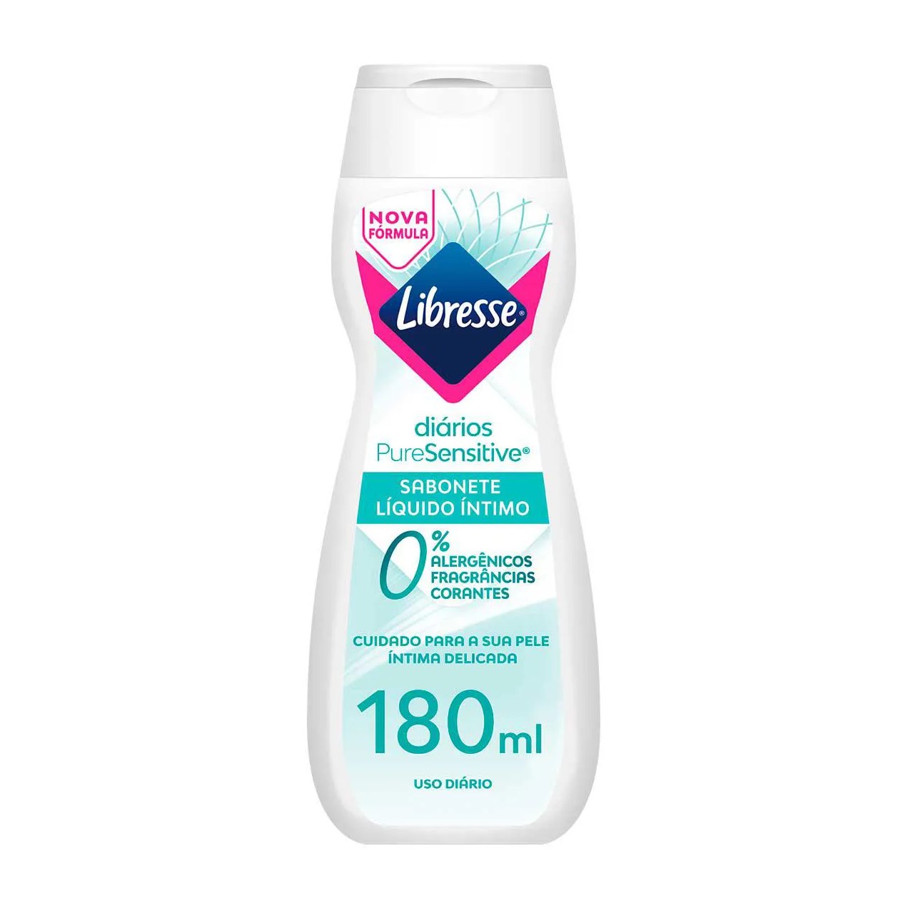 Sabonete Líquido Íntimo Libresse Pure Sensitive 180ml