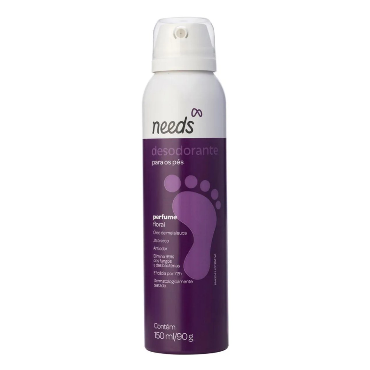 Desodorante para Pés Needs Floral Aerossol 150ml