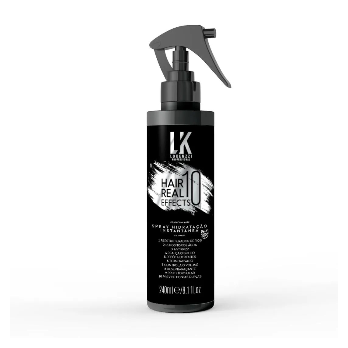 Spray Hidratação Instantânea Hair Real 10 Effects Lokenzzi 240ml