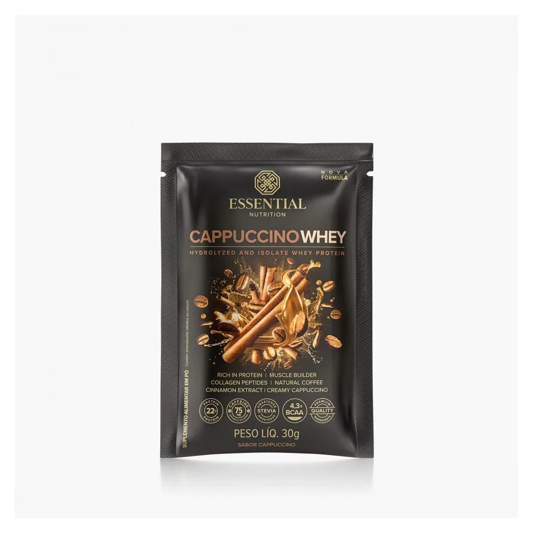 Cappuccino Whey Sachê (30g) - Sabor: Cappuccino
