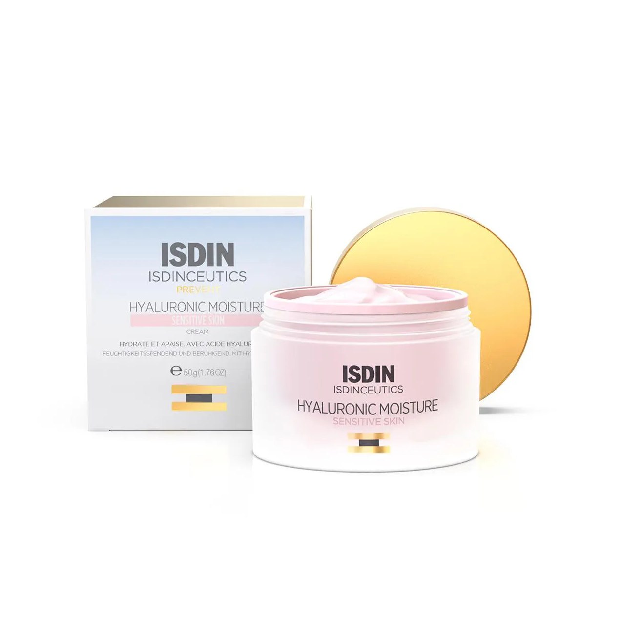 Creme Facial Anti-Idade Isdin Hyaluronic Moisture Pele Sensível 50g