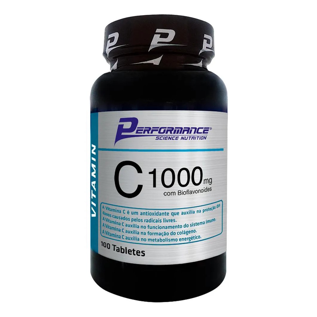 Vitamina C 1000 Mg 100 Tabletes - Performance Nutrition