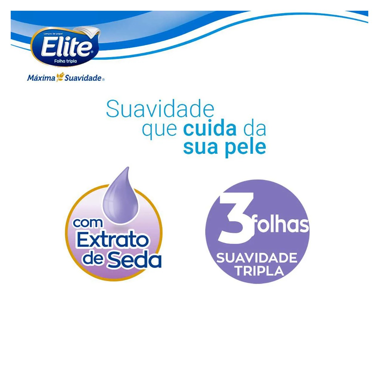 Kit Lenço de Bolso Elite Kids Folha Tripla Mickey 6 unidades