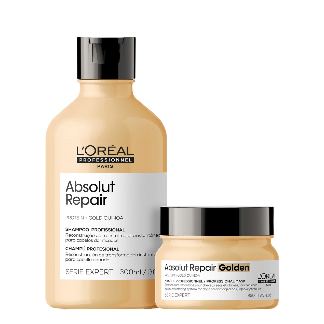 Kit L’Oréal Professionnel Serie Expert Absolut Repair Gold Quinoa + Protein Golden Lightweight (2 produtos)