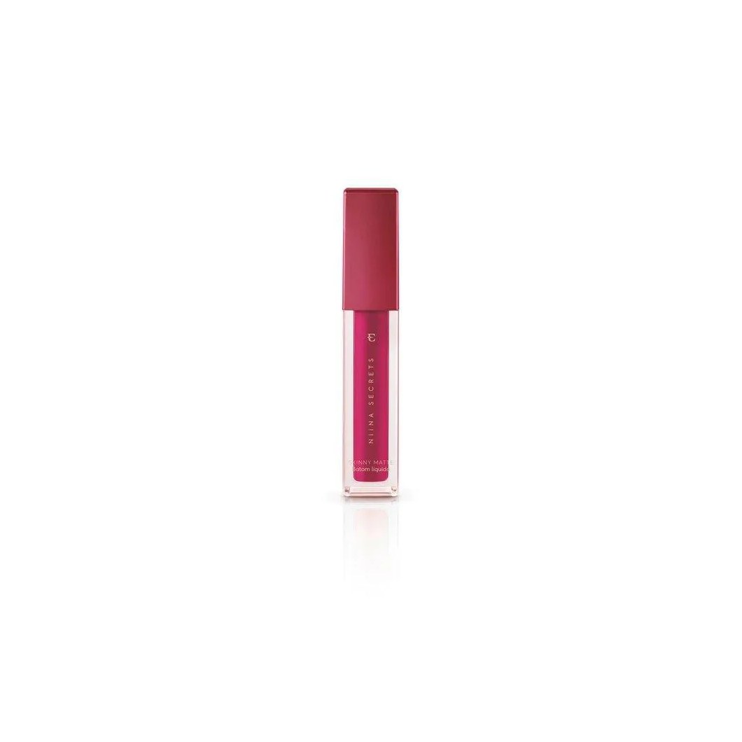 BATOM LíQUIDO NIINA SECRETS SKINNY MATTE PINK PEôNIA
