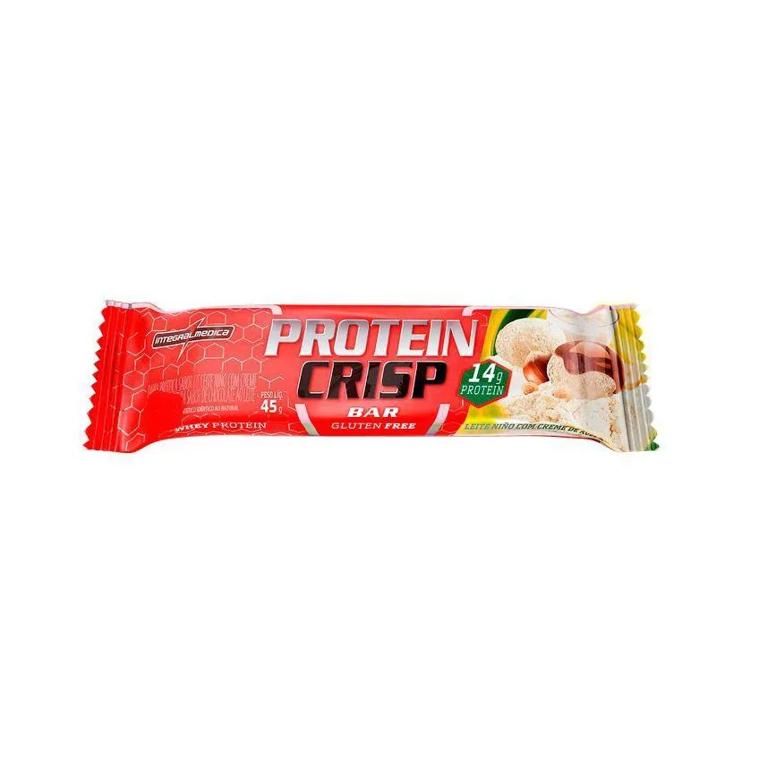 Crisp Bar (45g) - Sabor: Leite Ninõ C/ Creme de Avelã