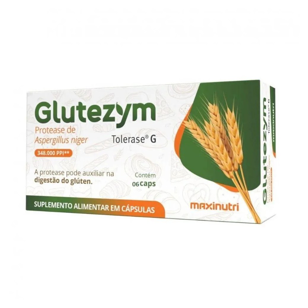 Glutezym 348.000 (06 cápsulas) - Padrão: Único