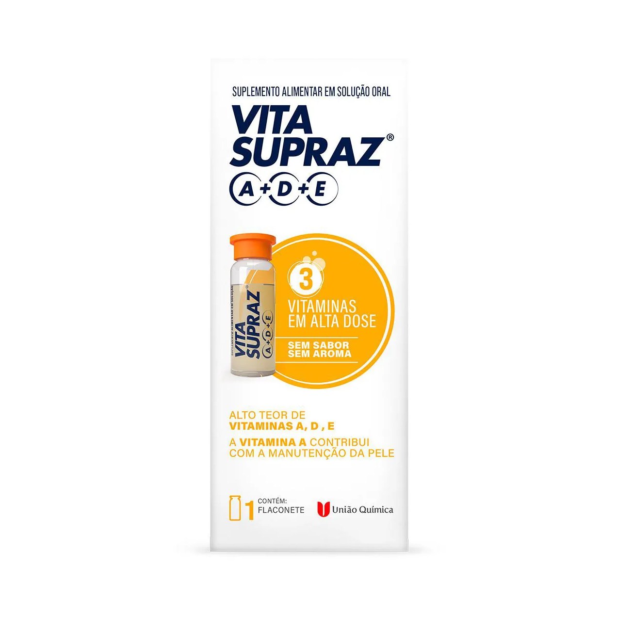 Polivitamínico Vita Supraz A + D + E 1 flaconete de 3ml