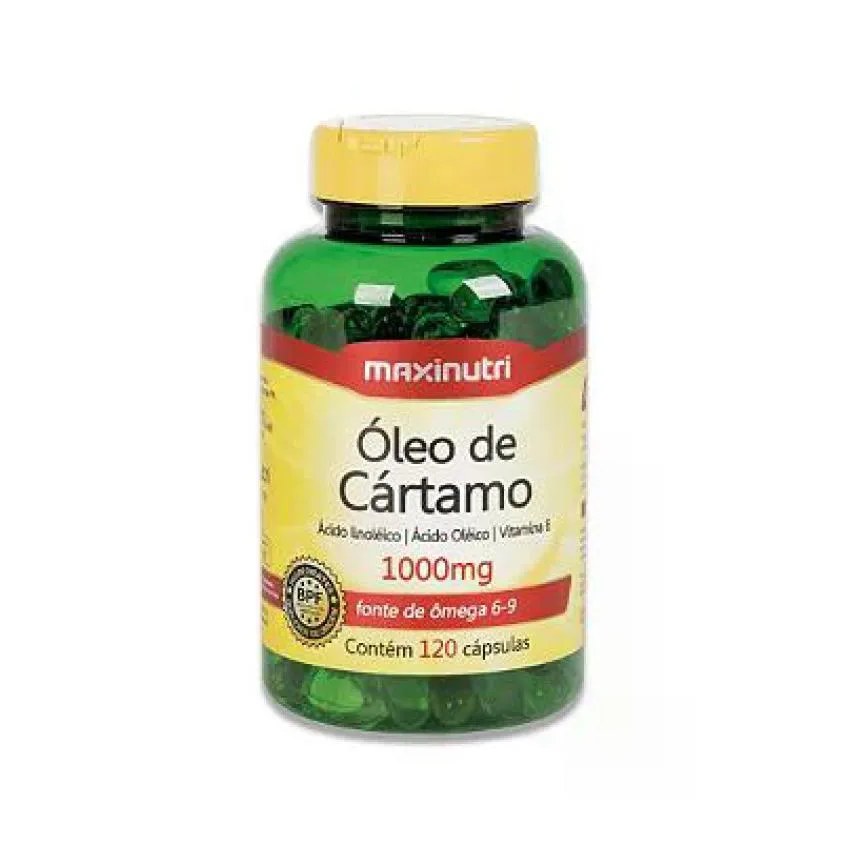 Óleo de Cártamo 1000mg 120 Cápsulas Maxinutri