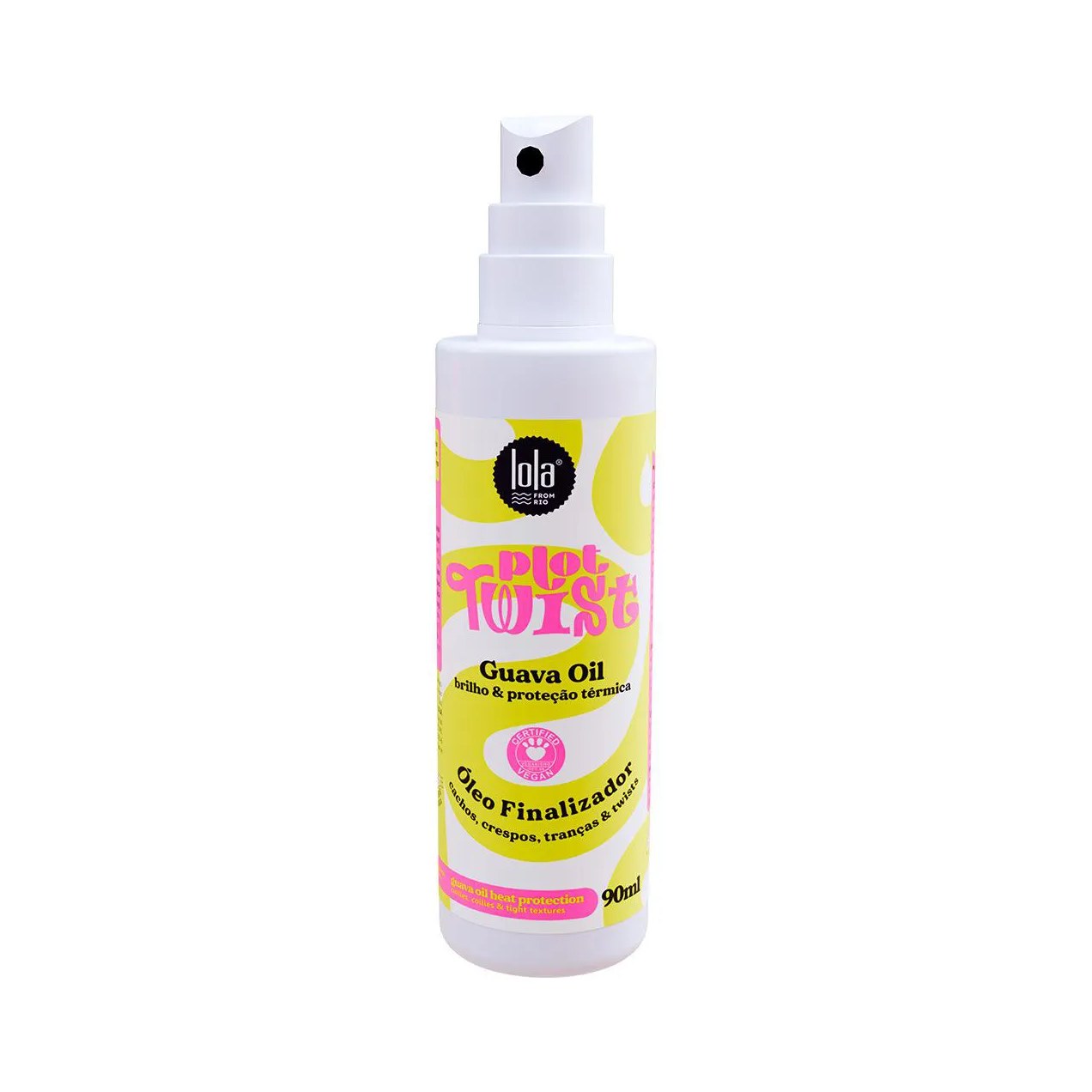 Óleo Finalizador Cabelo Cacheado Lola Plot Twist Guava Oil 90ml