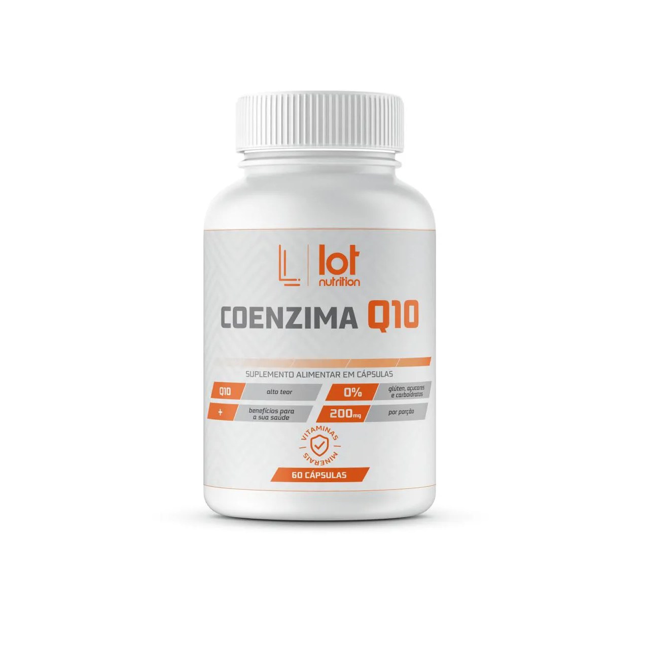 Coenzima Q10 200mg 60 cápsulas Lot Nutrition