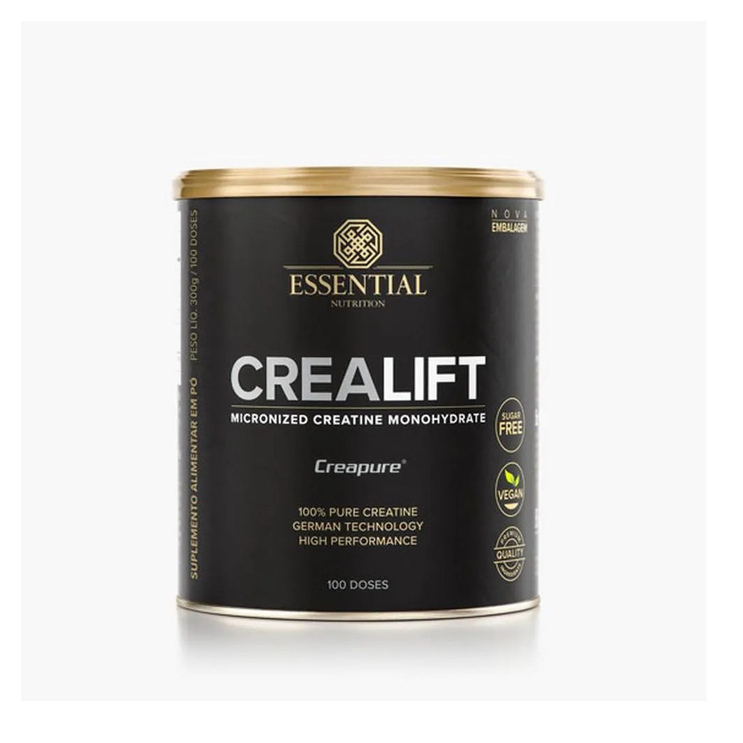 Kit 2x Crealift Creatina Creapure (300g Cada) - Essential Nutrition