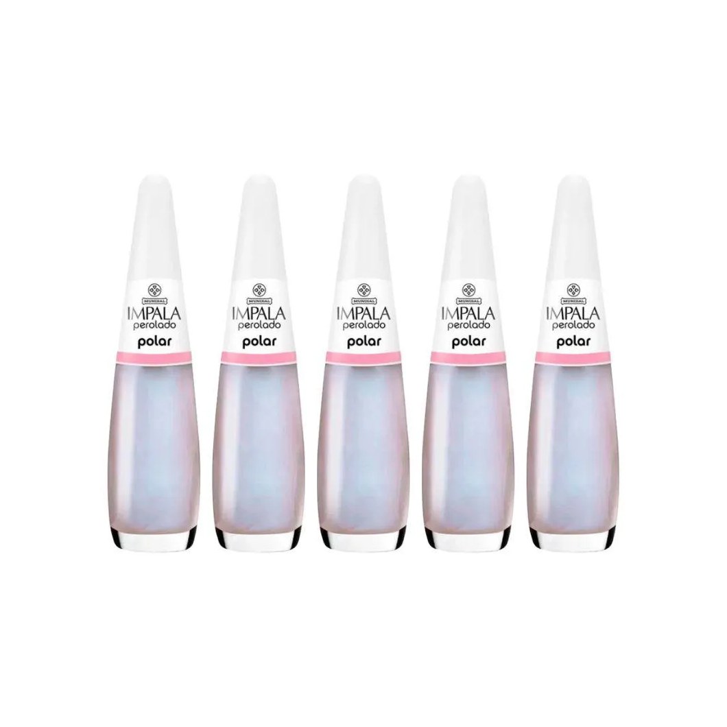 Kit Esmalte Impala Perolado Polar (5 Unidades)