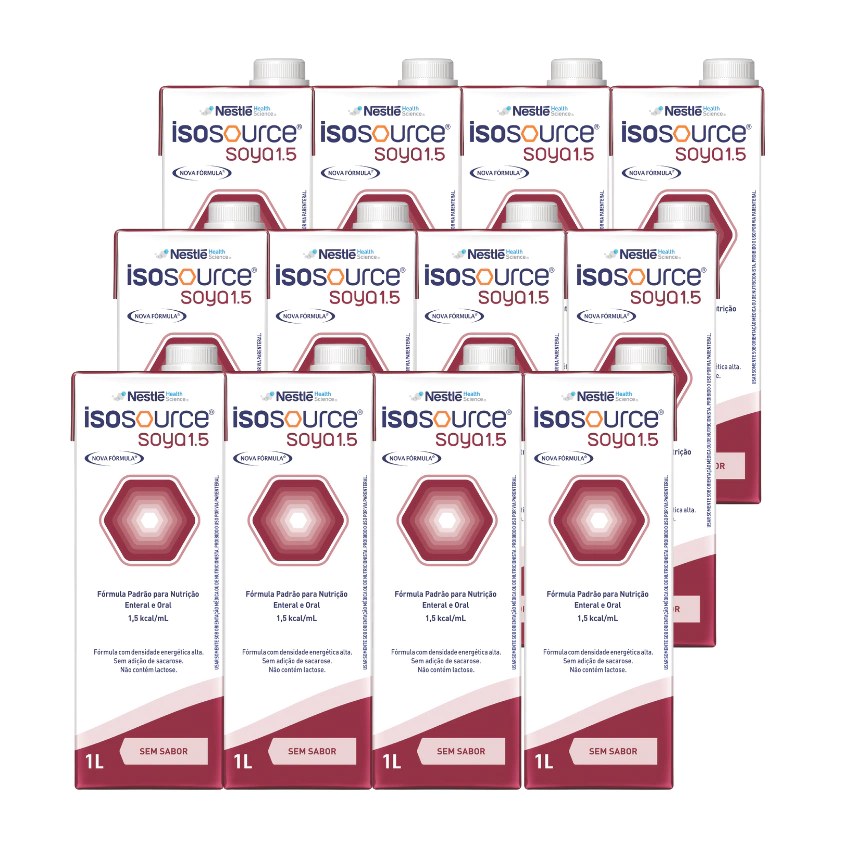 Nutrição Enteral E Oral Isosource Soya 1.5 1L 12 Unidades