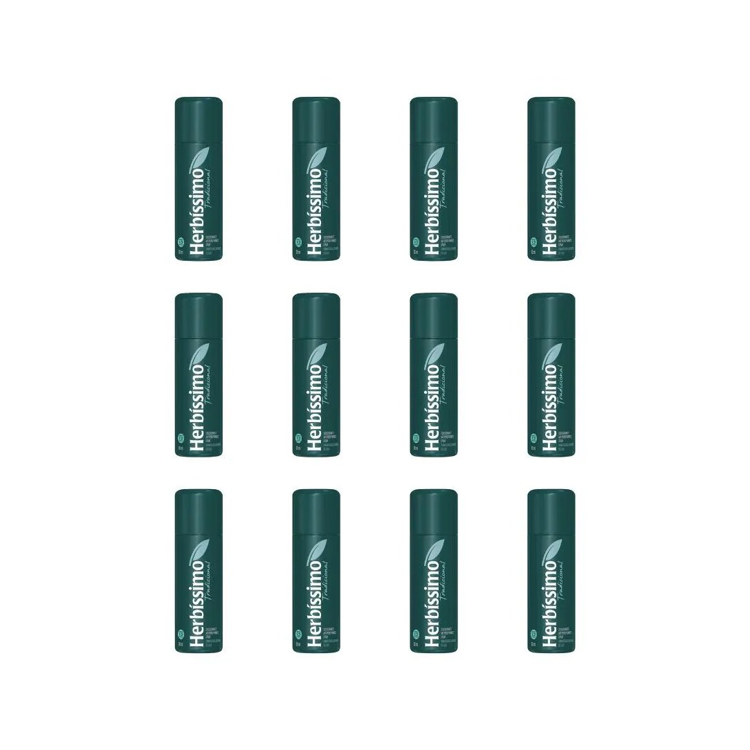 Desodorante Spray Herbissimo Tradicional 90ml - Kit C / 12un