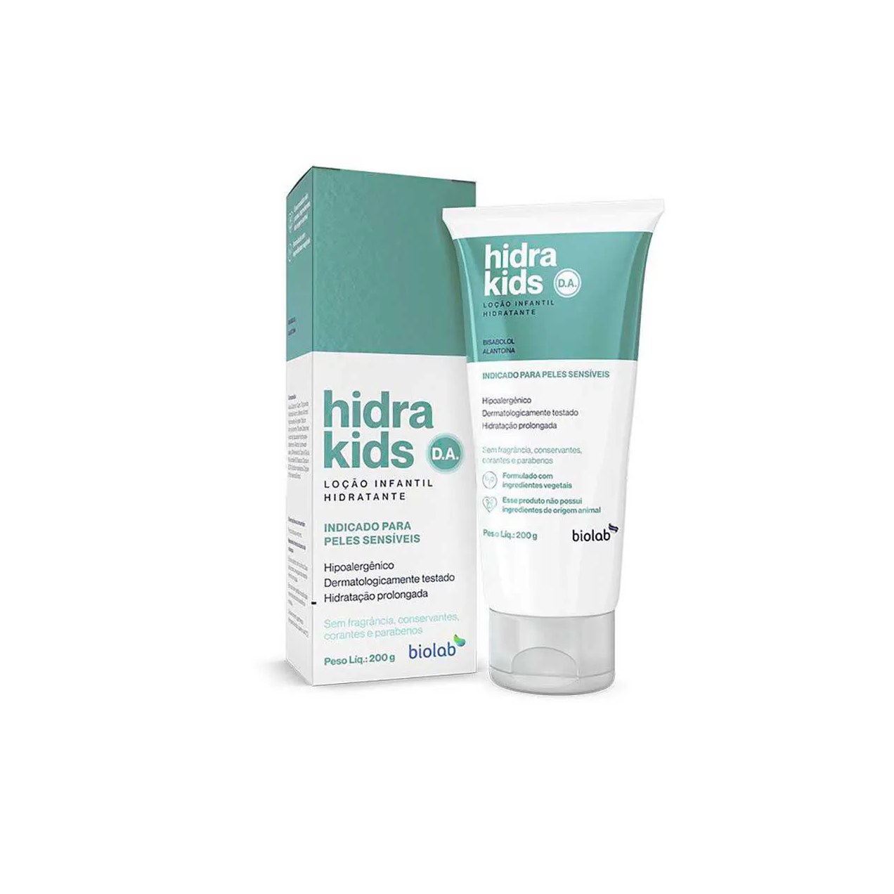 Loção Hidratante Infantil Hidra Kids D.A. Pele Sensível 200g
