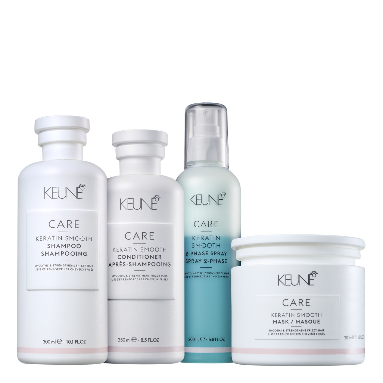 Kit Keune Care Keratin Smooth Reconstrução e Proteção (4 Produtos)