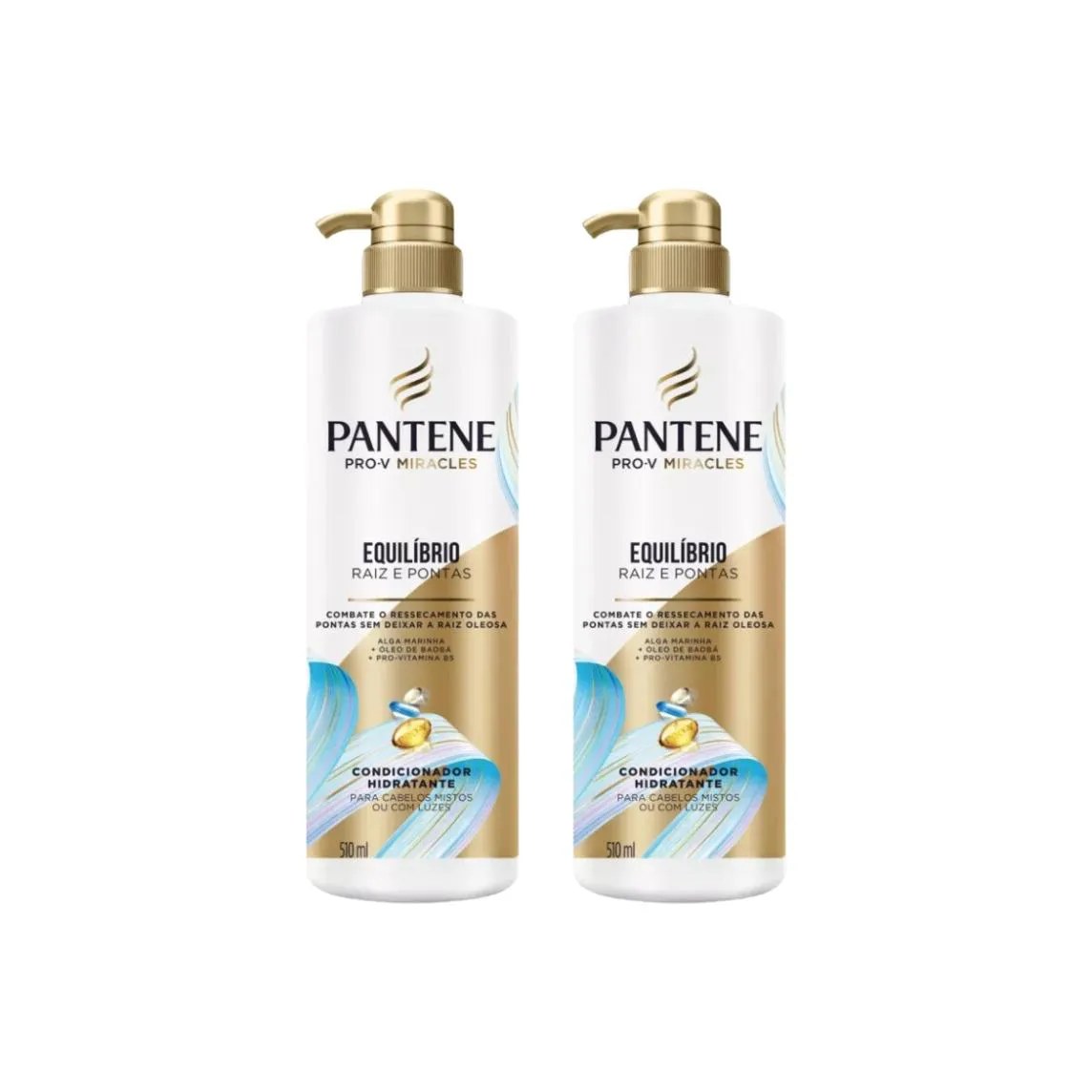 Condicionador Pantene 510ml Pump Equilibrio - Kit C / 2un
