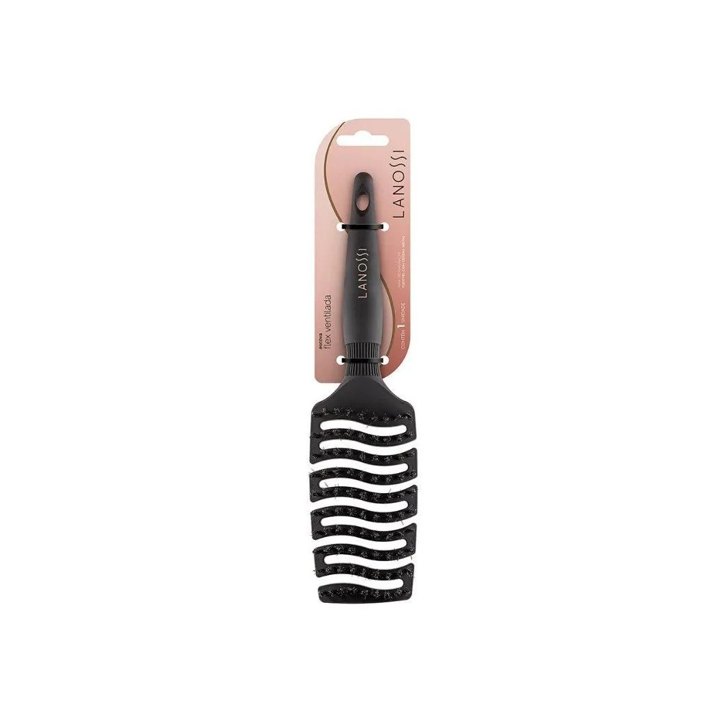 Escova de Cabelo Lanossi Ventilada Flex