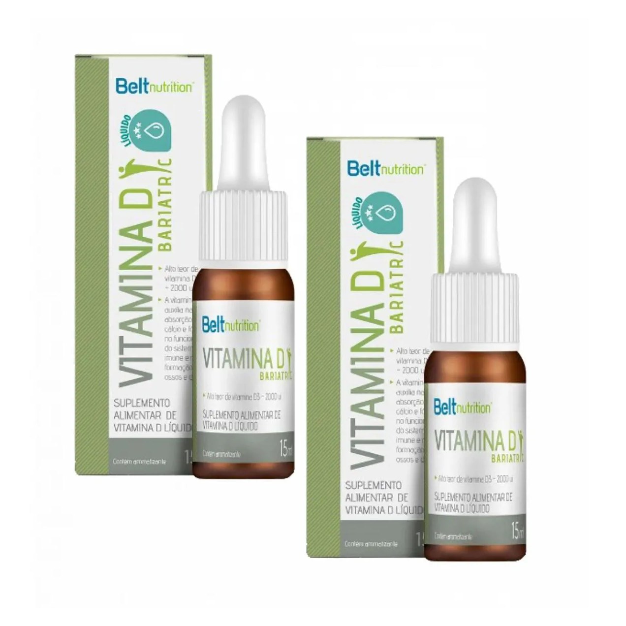 2x Vitamina D3 Belt Bariatric- 15 Ml- 2.000ui Cada 2 Gotas