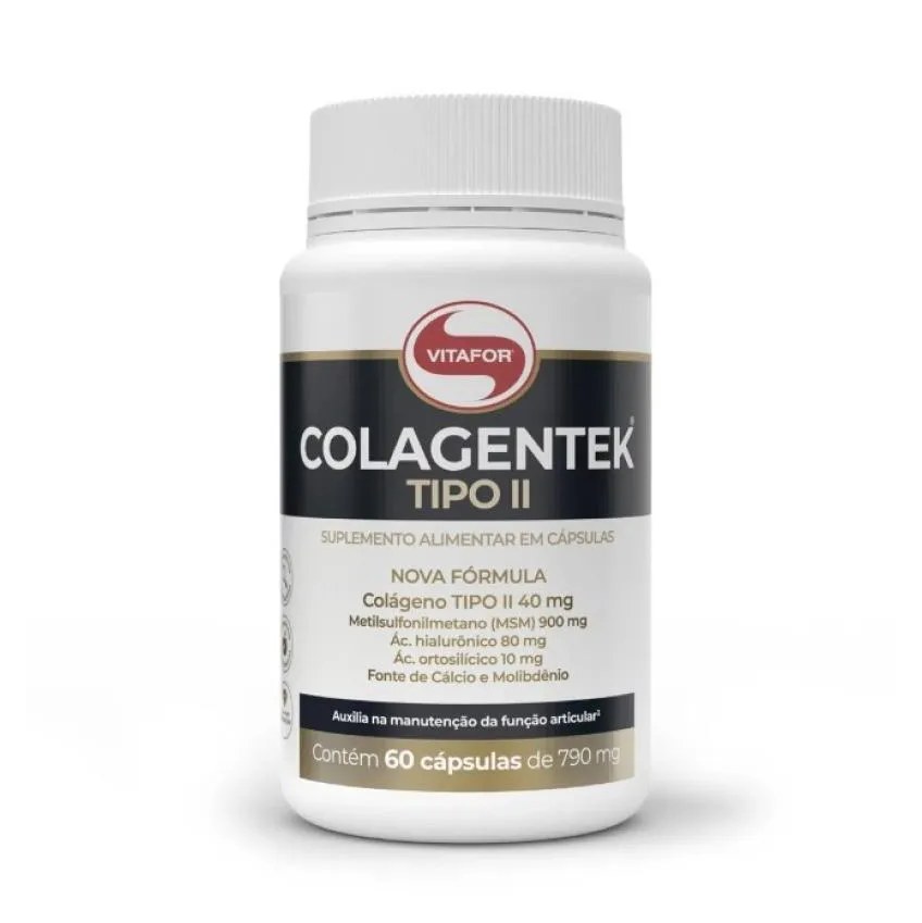 Colagentek Tipo Ii 790mg (60 Cápsulas) - Padrão: Único