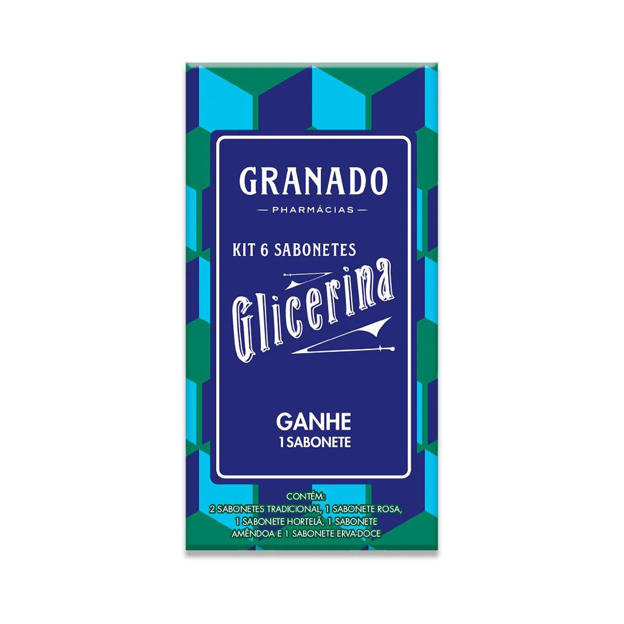 Kit Sabonete em Barra Granado Gliverina 6 unidades