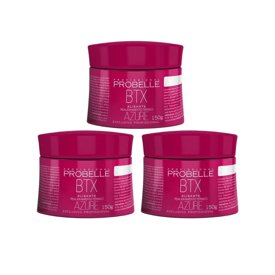 Botox Capilar Probelle Azure 150g - Kit C / 3un